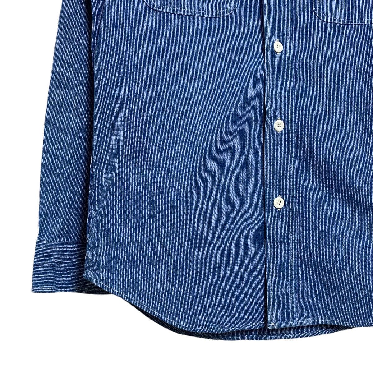 Sugar Cane Sugar Cane Pinstriped Wabash Indigo Denim Button Up Size US S / EU 44-46 / 1 - 6 Thumbnail