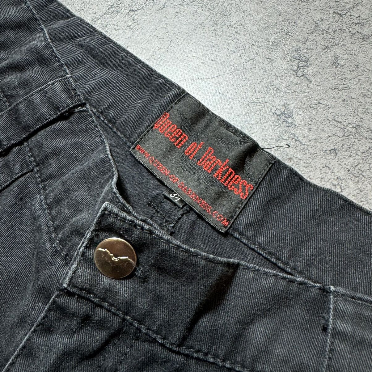 Designer × Japanese Brand Rare Queen Of Darkness Bondage Cyber Punk Rave Pants Size US 34 / EU 50 - 5 Thumbnail