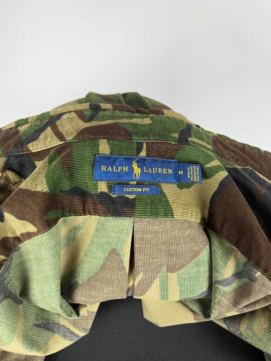 Polo Ralph Lauren Polo Ralph Lauren Mens Camo Velvet Button Up Shirt(0305) Size US M / EU 48-50 / 2 - 7 Thumbnail