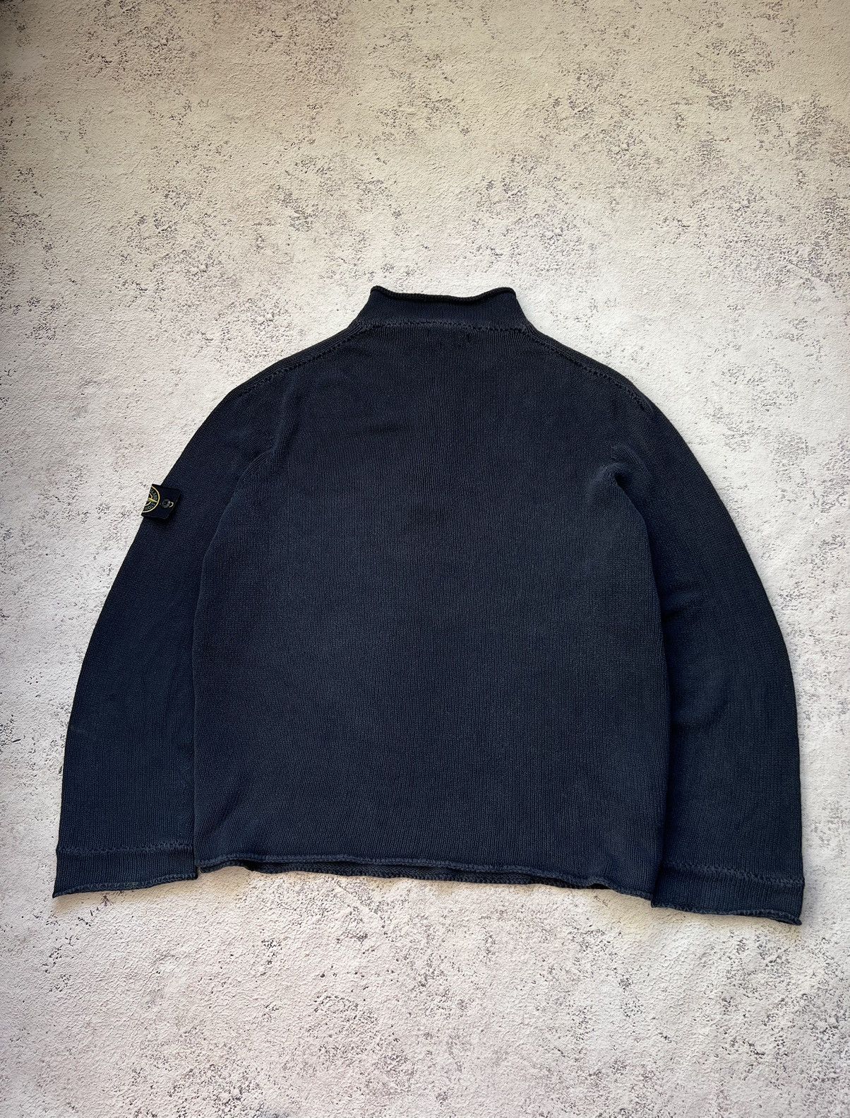 Massimo Osti × Stone Island × Vintage Stone Island Vintage Knit Sweater Size US XL / EU 56 / 4 - 13 Thumbnail