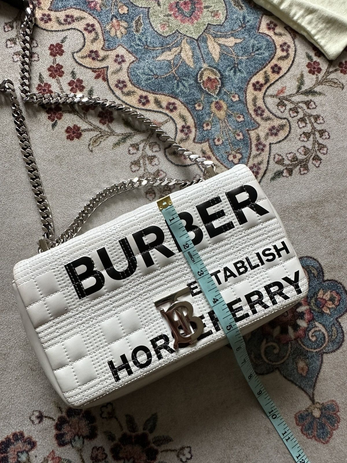 Burberry BURBERRY Horseferry Print Smalla Lola Quilted Chain Bag Size ONE SIZE - 21 Thumbnail