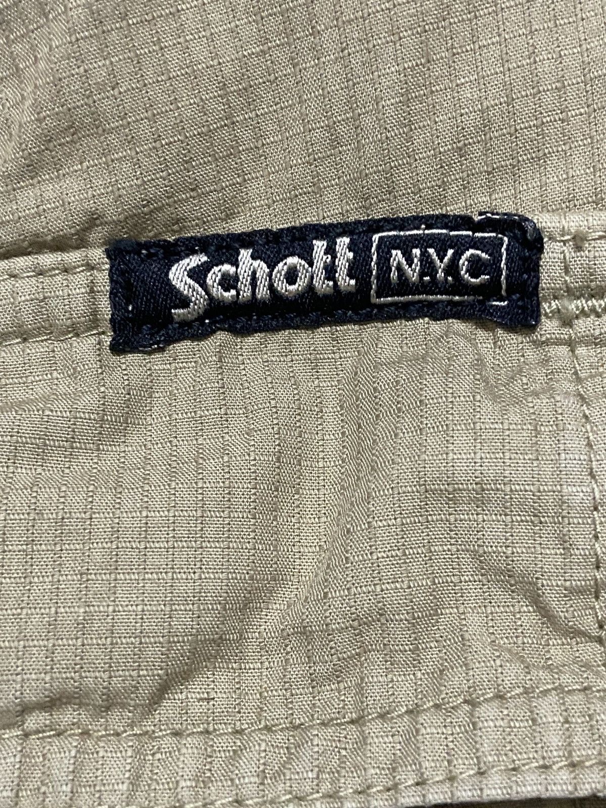 Schott × Tornado Mart Schott NYC Ripstop Tactical Cargo Trousers Size US 36 / EU 52 - 10 Thumbnail
