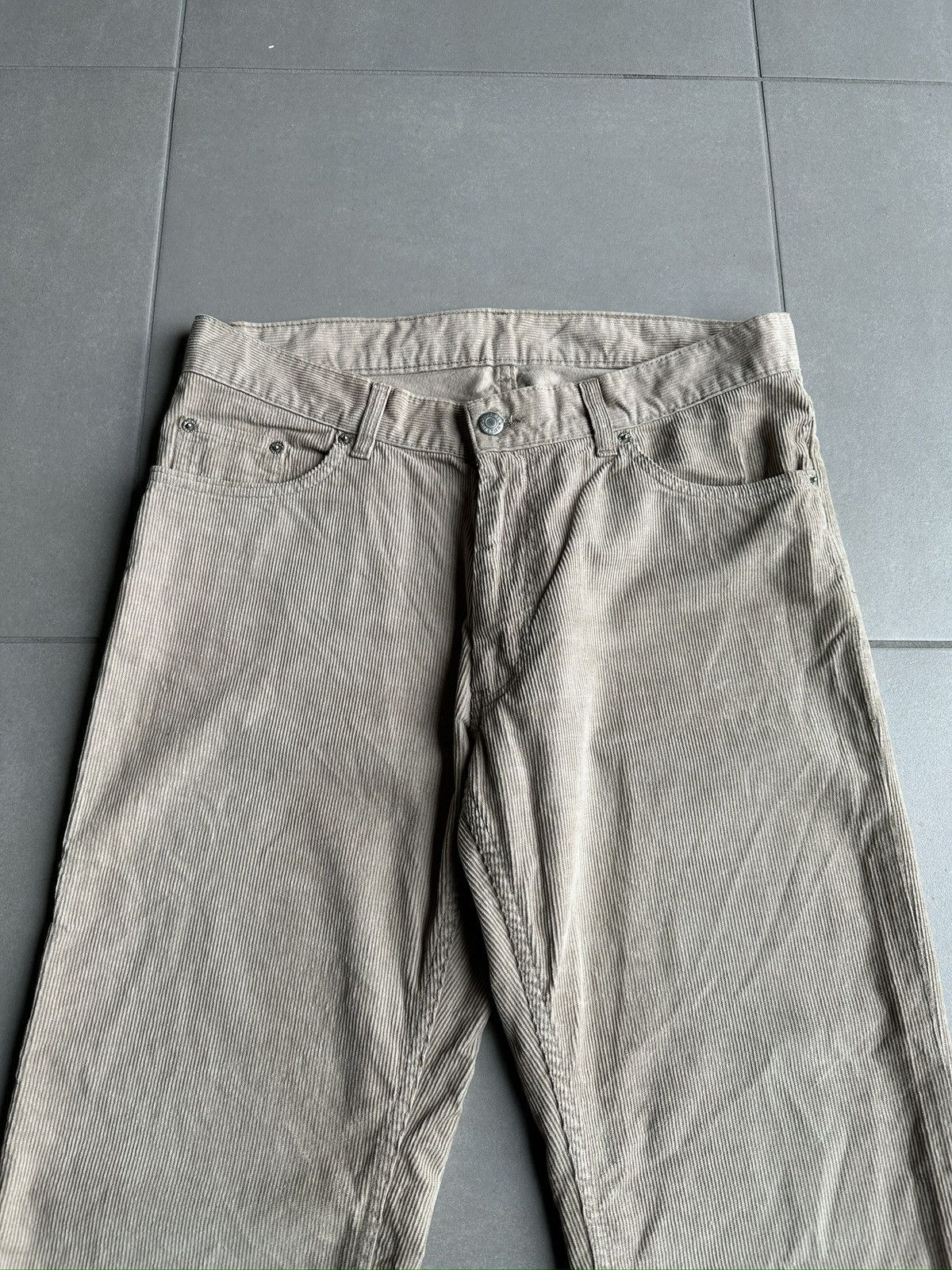 Helmut Lang Helmut Lang circa 2000 vintage Italian cut corduroy trousers Size US 33 - 4 Thumbnail