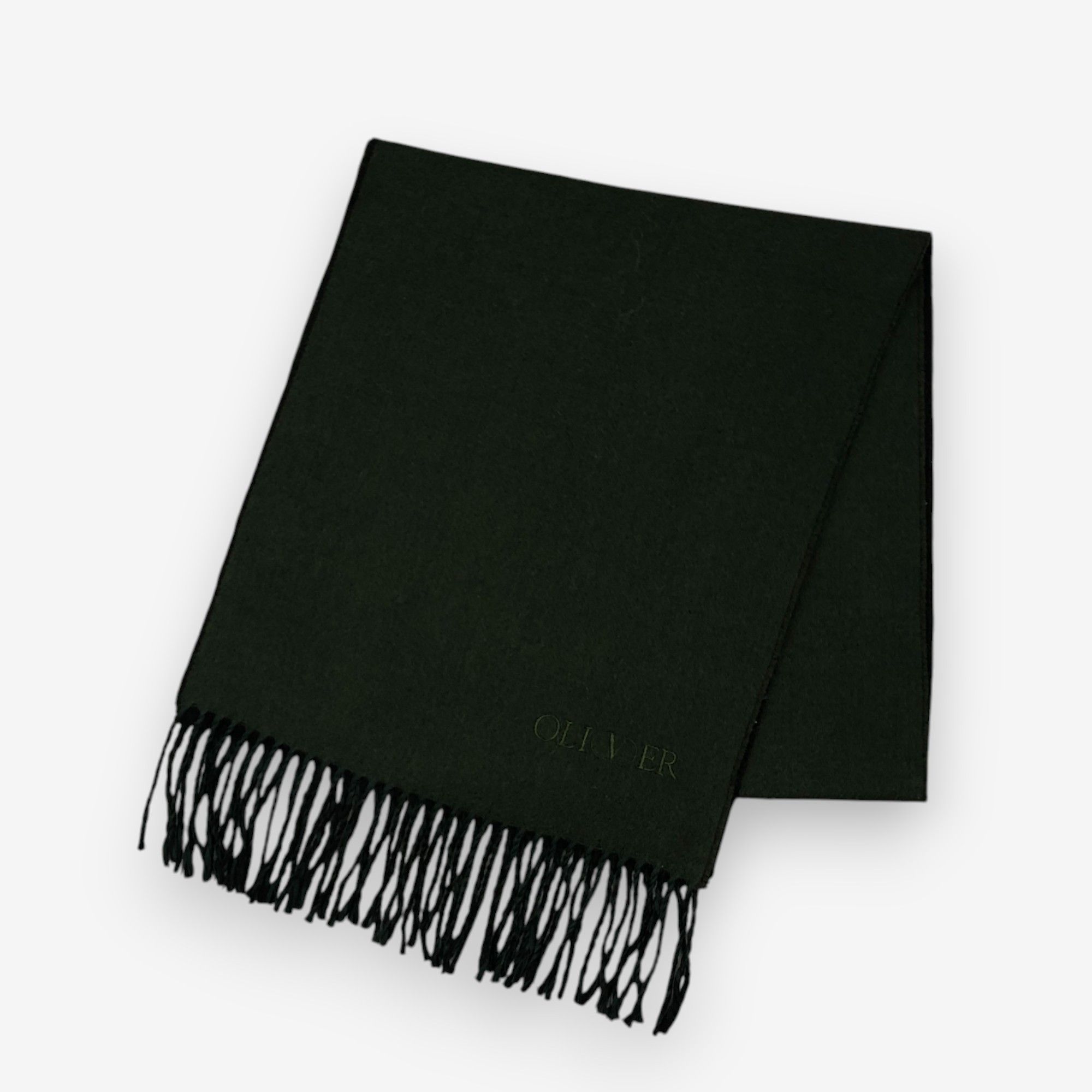 Japanese Brand Vintage Oliver Scarf Muffler Wool Winter Fringe Scarves Size ONE SIZE - 3 Thumbnail