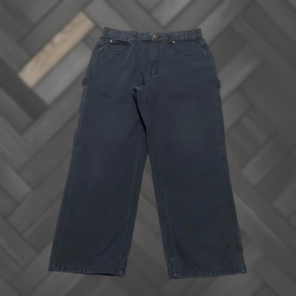 Essentials Amazon Essentials Pants Men's Size 35×28 Blue Relaxed Fit Mens Size US 35 - 1 Thumbnail