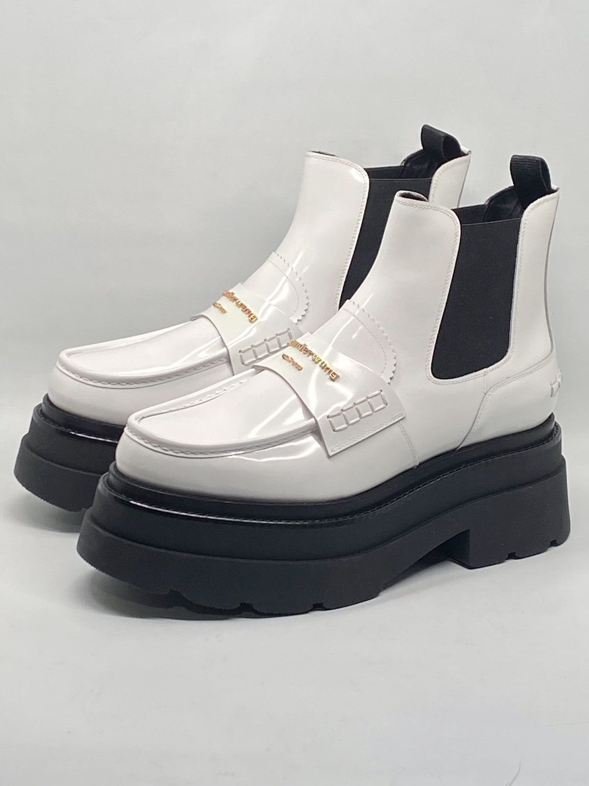 Alexander Wang Alexander Wang Carter Leather Platform Ankle Boots size 41 Size US 11 / IT 41 - 1 Thumbnail
