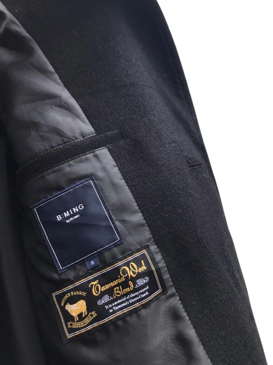 Beams Plus × Japanese Brand B Ming by Beams Tasmania Wool Blend Overcoat Size US S / EU 44-46 / 1 - 7 Thumbnail