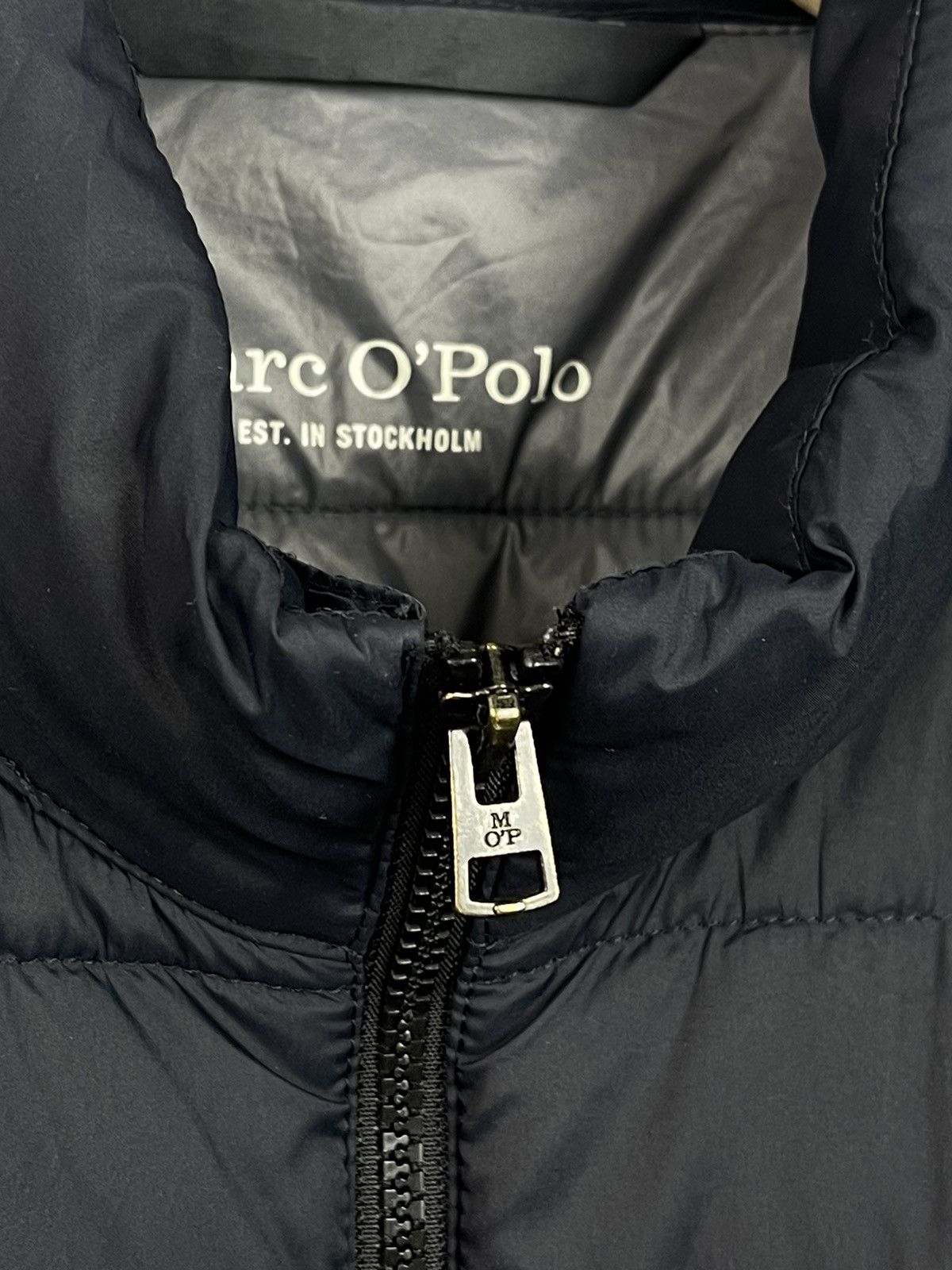 Marc O'Polo Marc O’ Polo Quilted Dark Blue Vest Recycled Fabric Men’s L Size US L / EU 52-54 / 3 - 4 Thumbnail