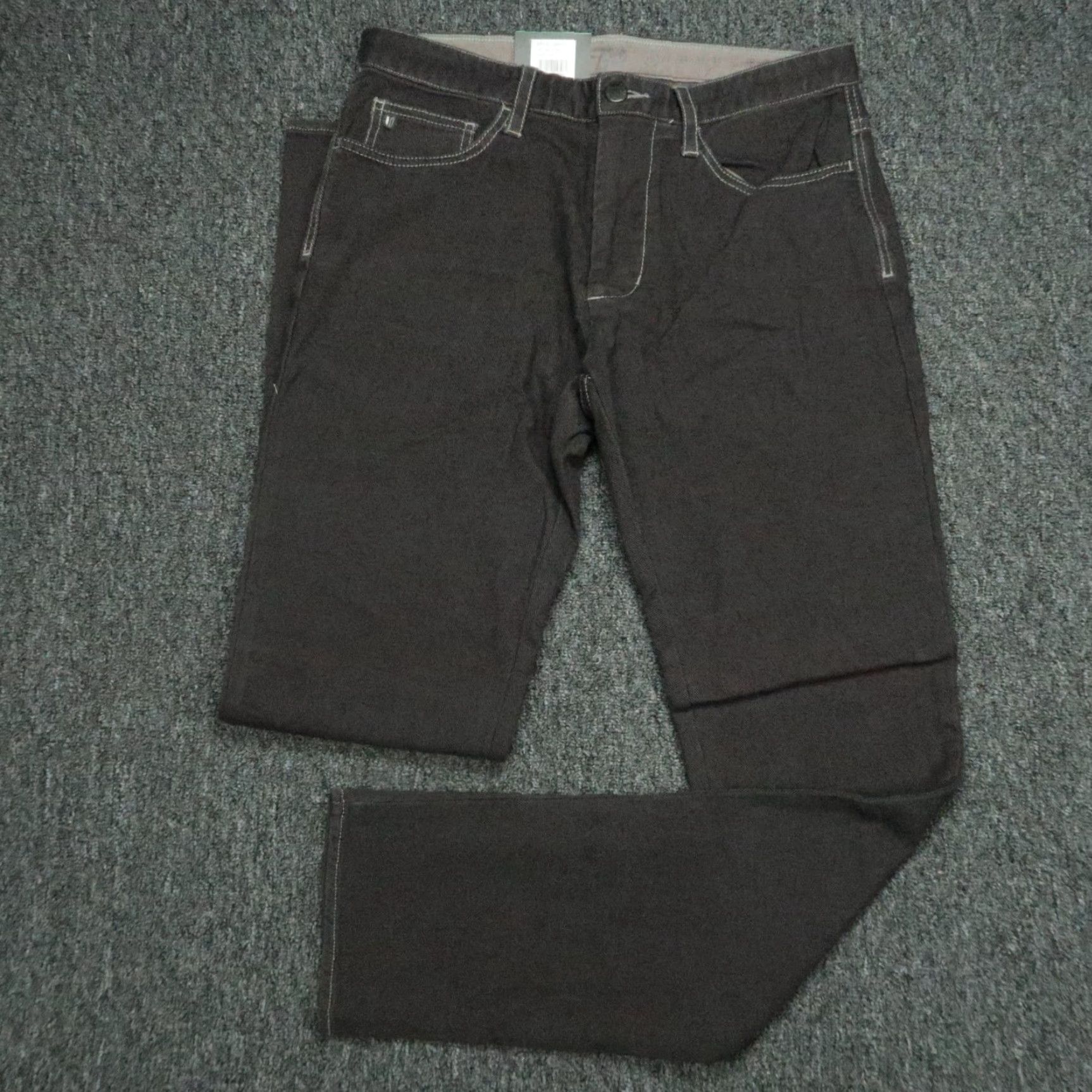 Denime Linksoul Jeans Men 30x32 Granite Gray Denim 5-Pocket Straight NWT Size US 30 / EU 46 - 2 Thumbnail