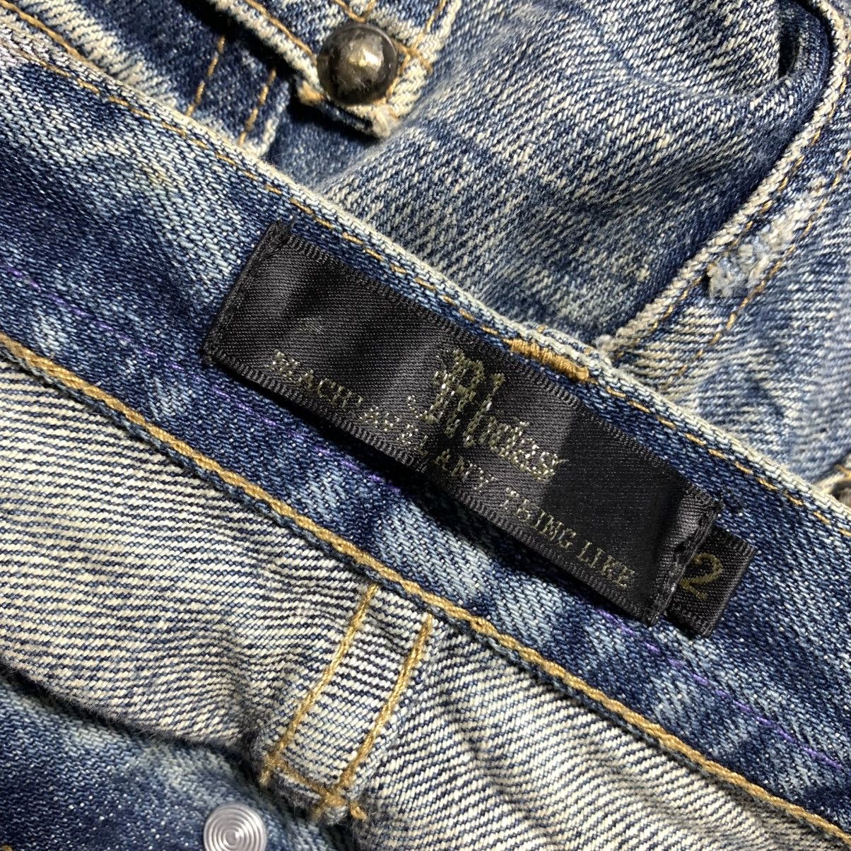 Japanese Brand 2000s Midas Flare Distressed Y2k Punk Vkeii Lgb Style Size US 31 - 6 Thumbnail