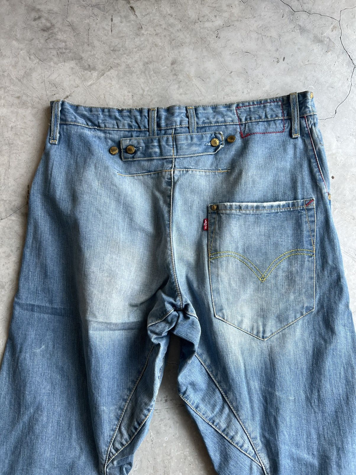 Levi's Levis Engineered Twisted Jeans Tag W34 Actual 36x33 Size US 36 / EU 52 - 1 Thumbnail