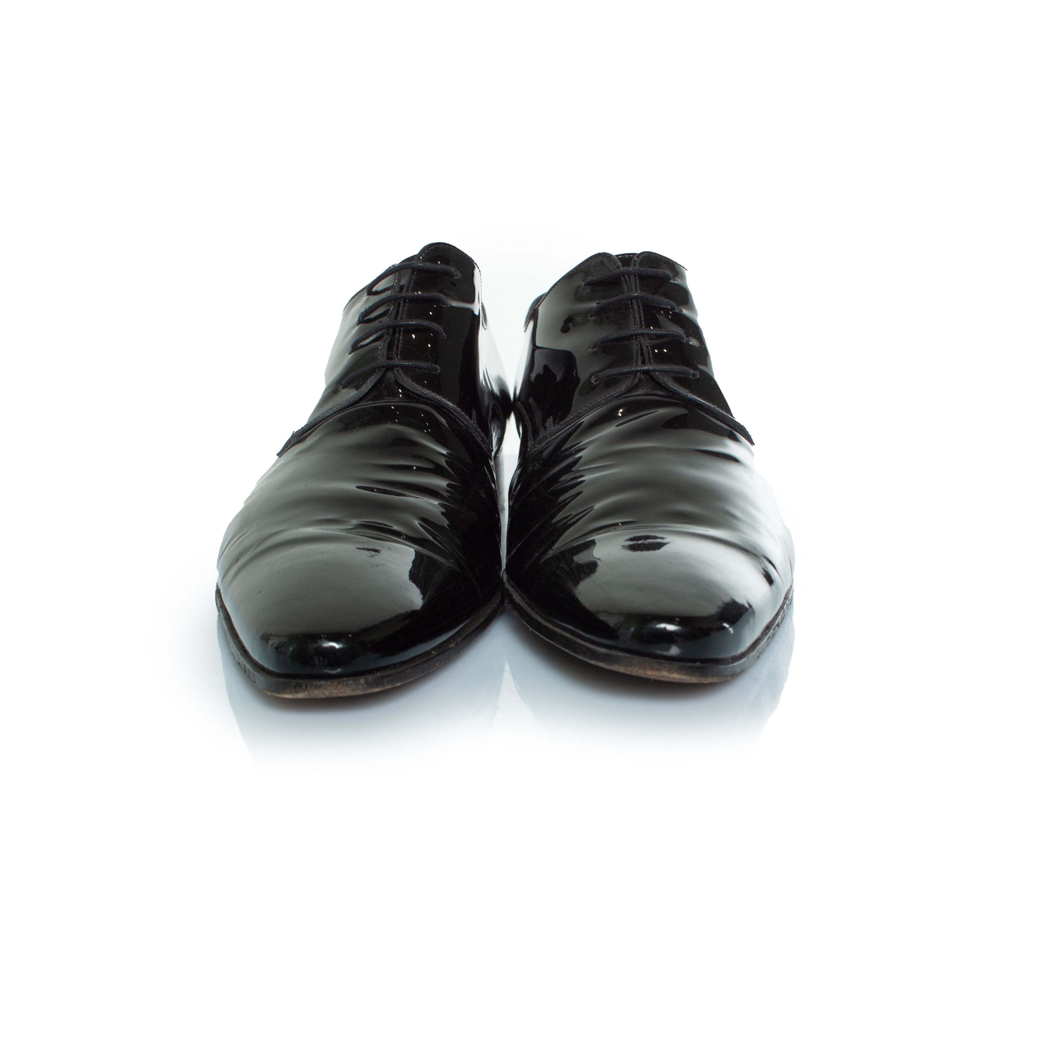 Dsquared2 Dsquared2, Patent leather lace up shoes in black Size US 12 / EU 45 - 5 Thumbnail
