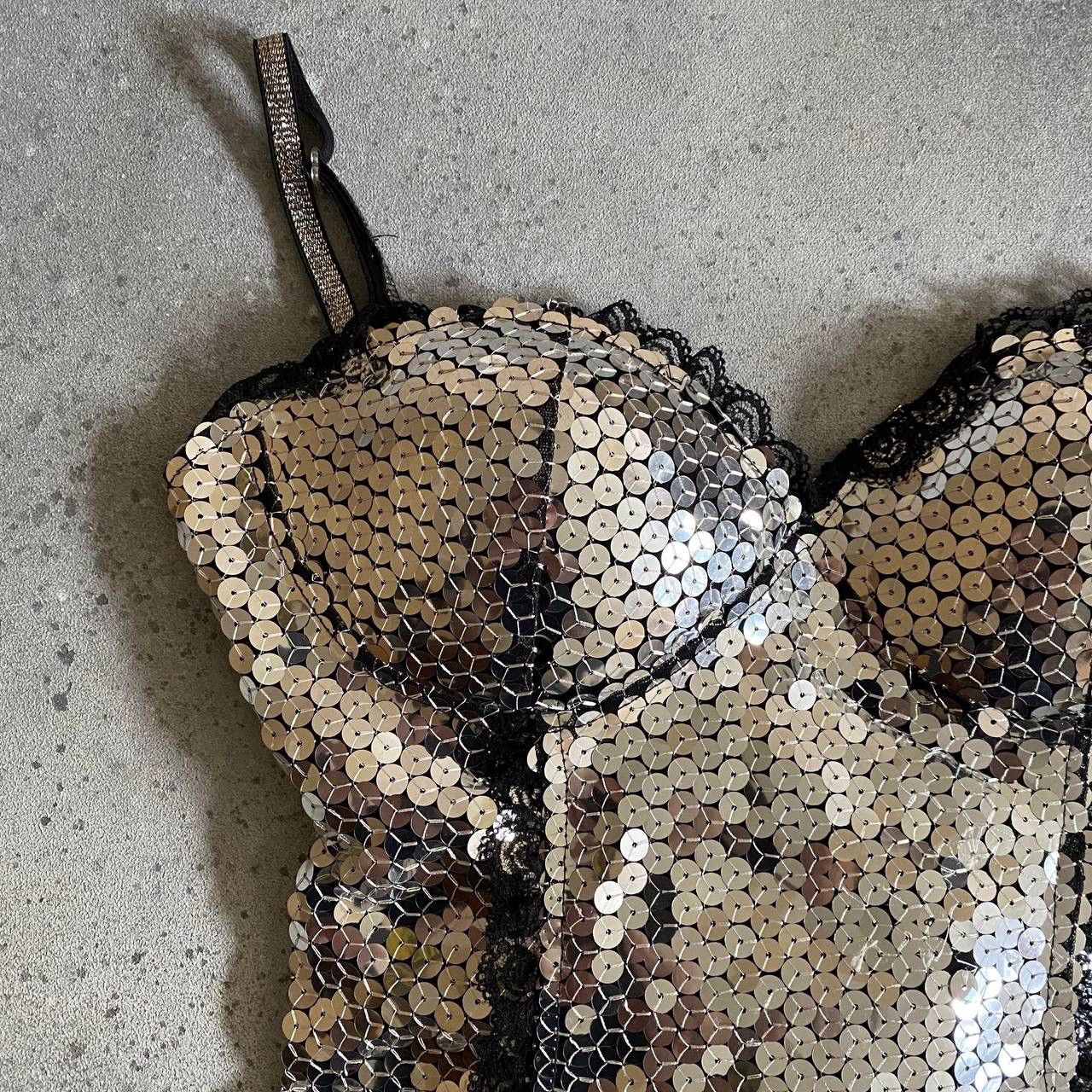 Hysteric Glamour × Japanese Brand Amazing Sexy Y2K Vintage Crazy Shiny Top Size M / US 6-8 / IT 42-44 - 4 Thumbnail