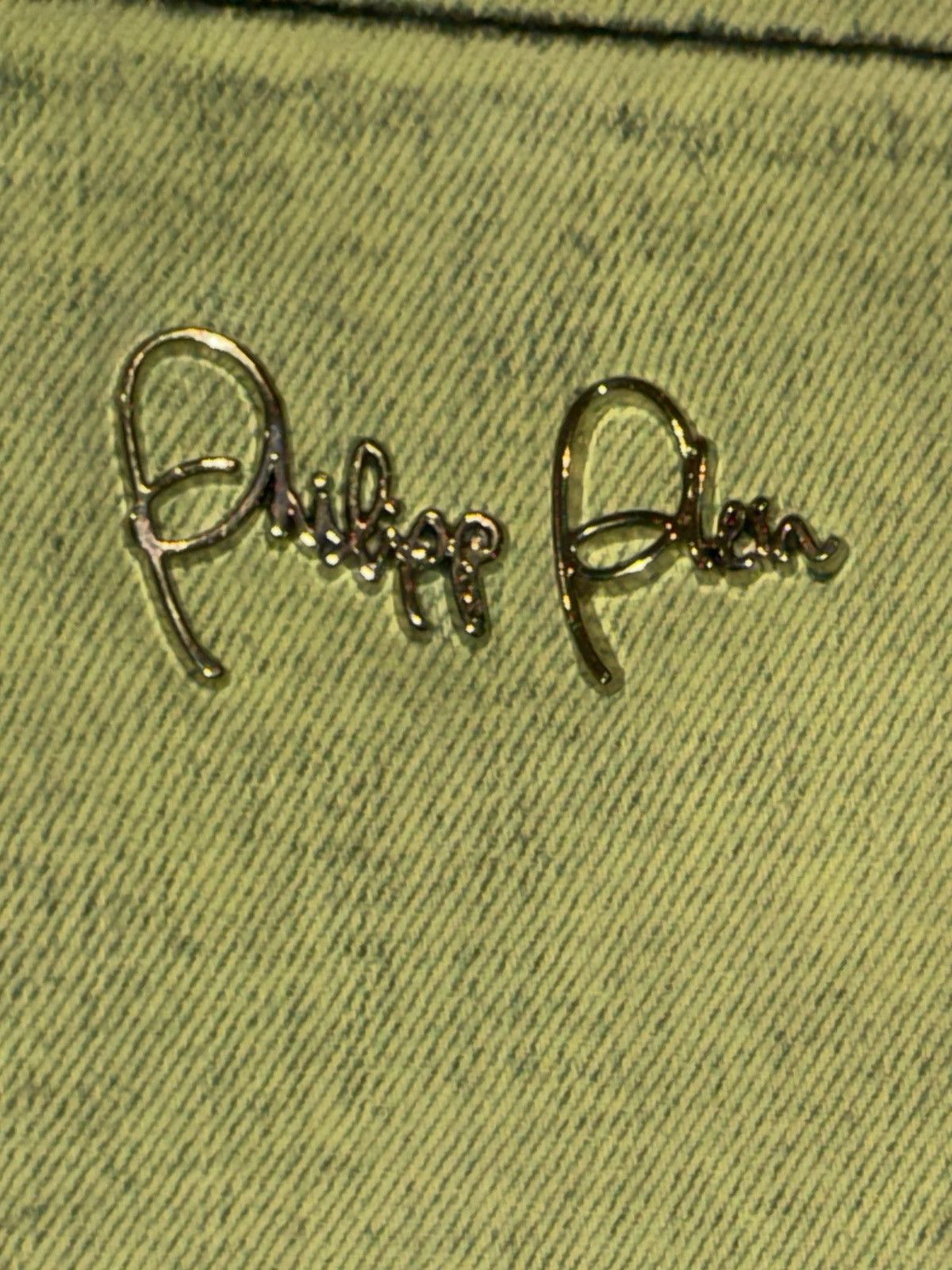 Philipp Plein Philipp Plein light-wash jeans -rhinestones– new with tags Size 26" / US 2 / IT 38 - 8 Thumbnail