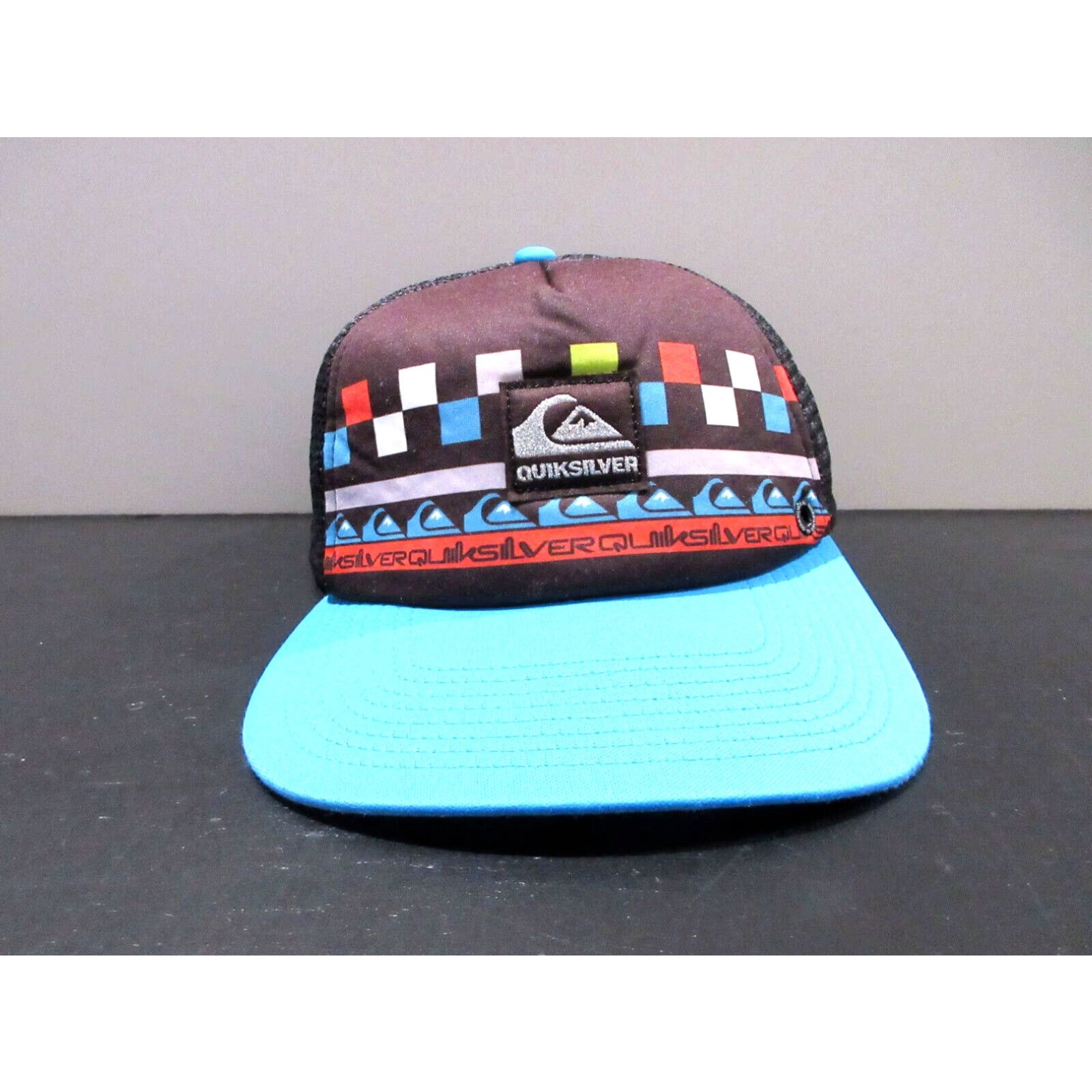 Quiksilver Quiksilver Hat Cap Snap Back Black Blue Trucker Surf Surfer Surfing Mens Grailed