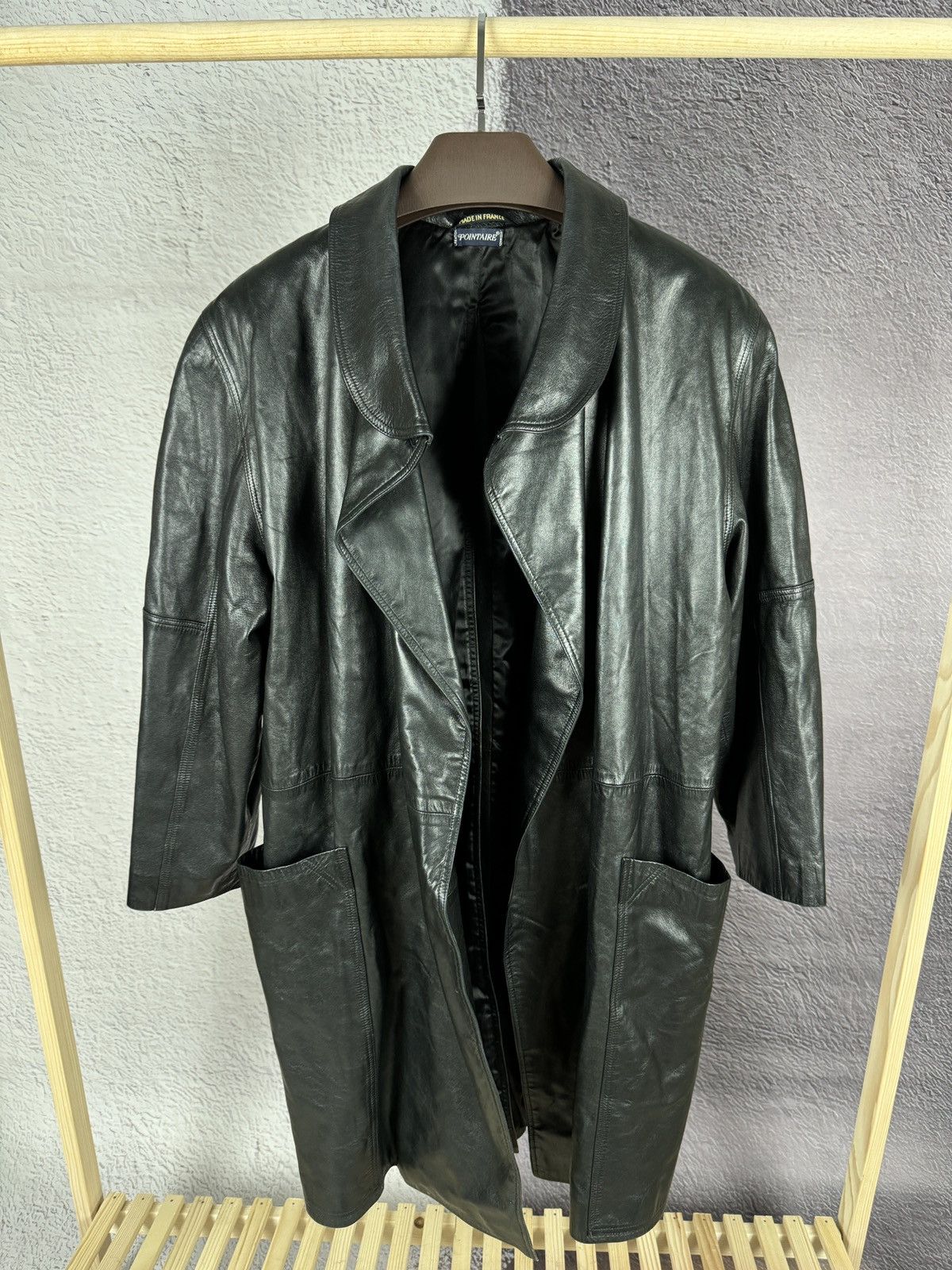 Other Zilli Made in France vintage pointaire creation leather coat Size ONE SIZE - 8 Thumbnail