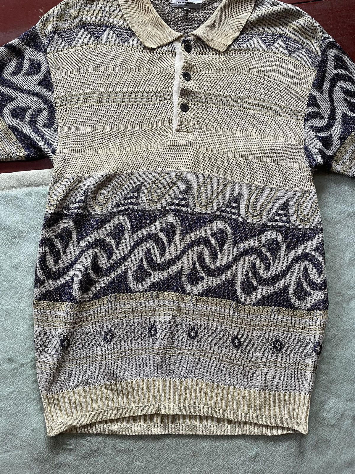 Designer Vintage Paco Rabanne Retro Classic Shirt Size M / US 6-8 / IT 42-44 - 5 Thumbnail