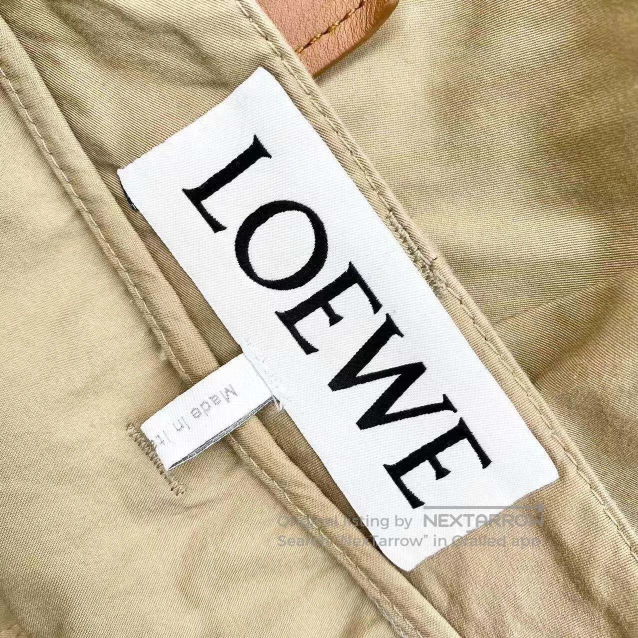 Loewe Loewe Leather brand logo shorts| Size 42" / US 20 - 4 Thumbnail