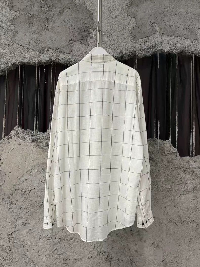 Saint Laurent Paris Saint Laurent Long Sleeve Checkered Shirt-2507 Size US S / EU 44-46 / 1 - 8 Thumbnail