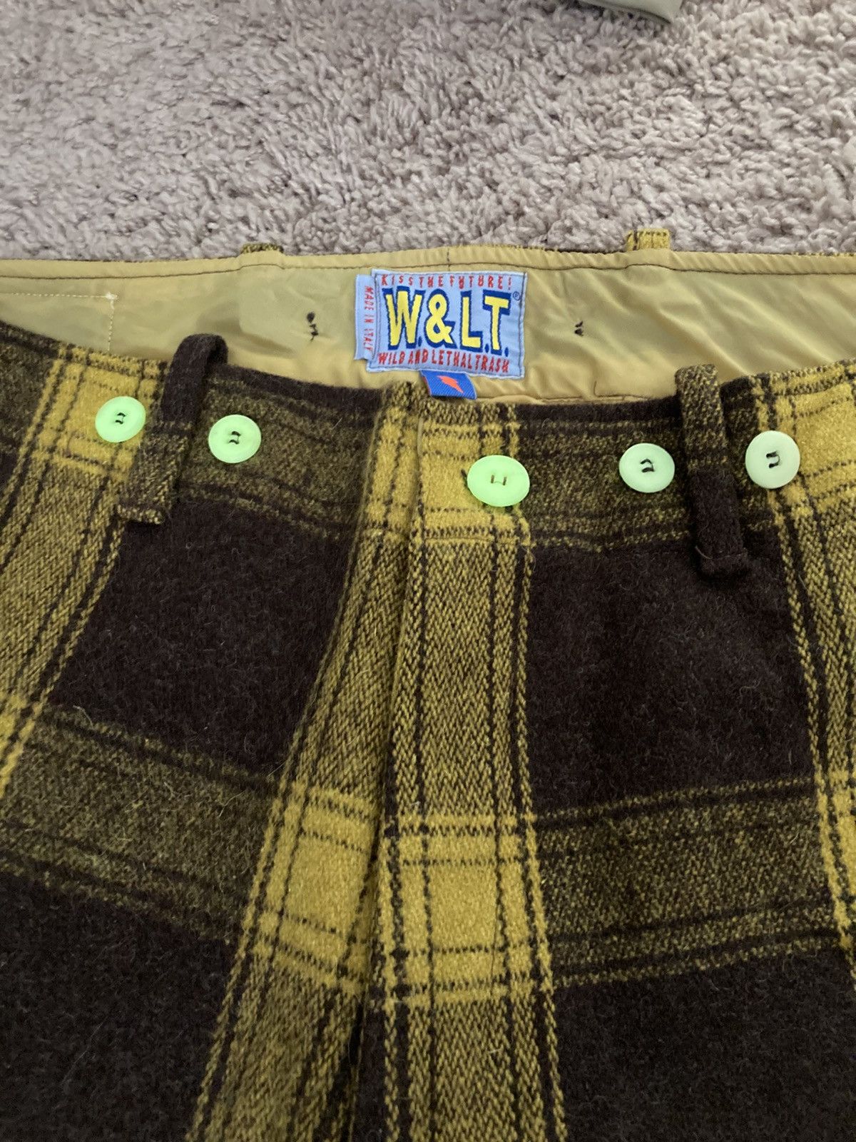 W&LT AW96 W&LT Brown Buffalo Plaid 1996 Wool 90s Beirendonck Wild Size US 36 / EU 52 - 7 Thumbnail
