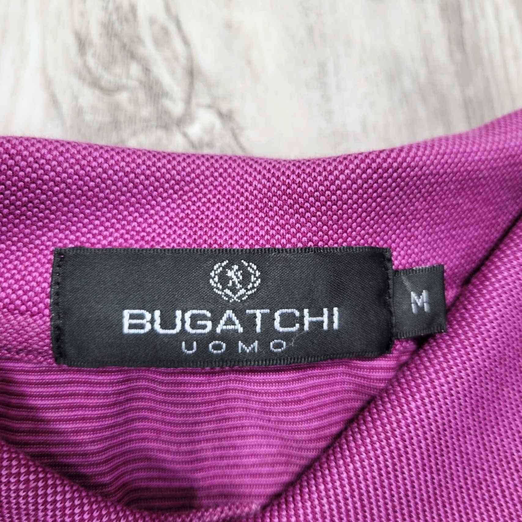 BUGATCHI VINTAGE Bugatchi Uomo Polo Shirt Magenta Golf Short Sleeve Cotton M Mens Size US M / EU 48-50 / 2 - 3 Thumbnail
