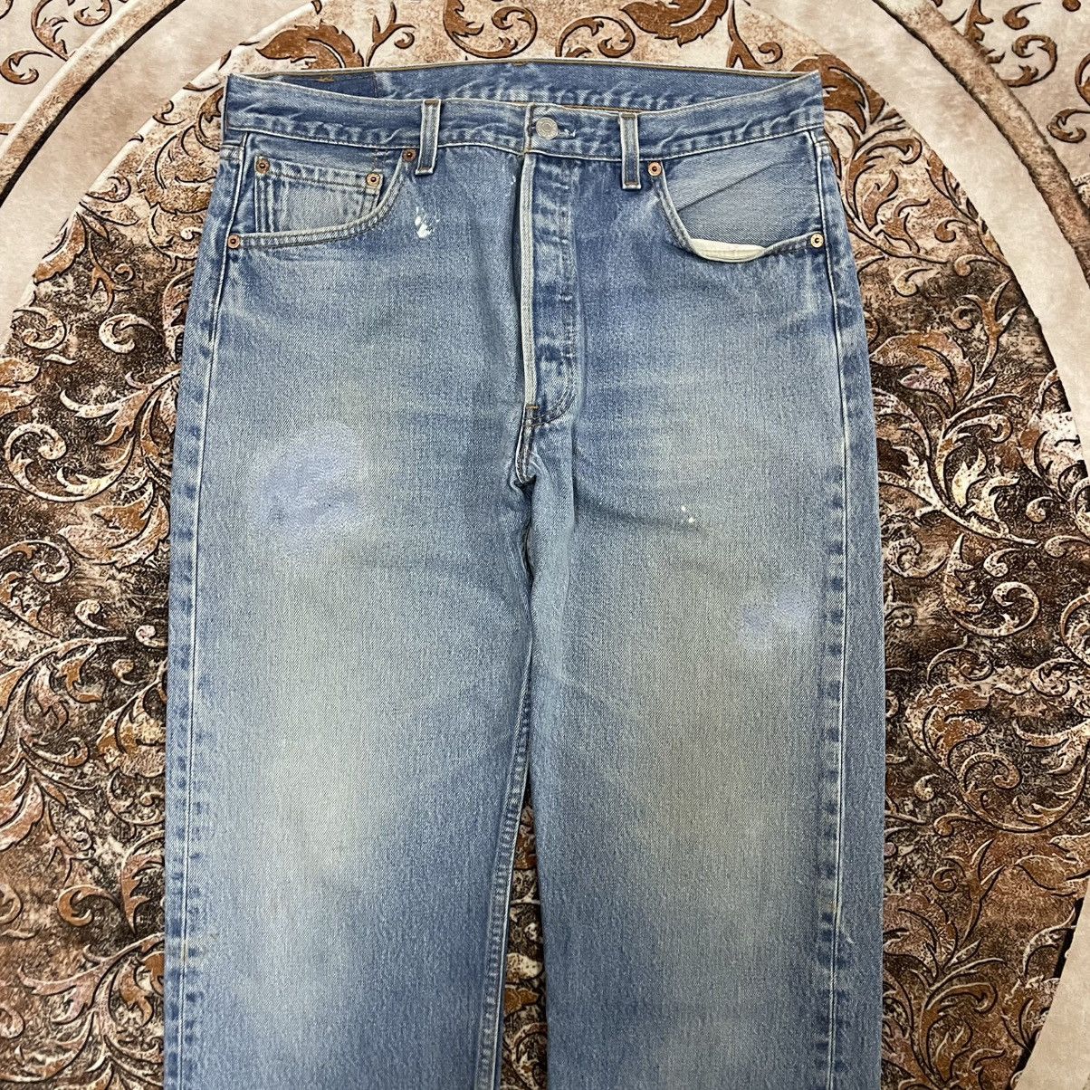 Levi's Vintage Clothing 🔥Vintage Levis 501 XX Stoned Washed Distress Denim Jeans Size US 34 / EU 50 - 2 Thumbnail