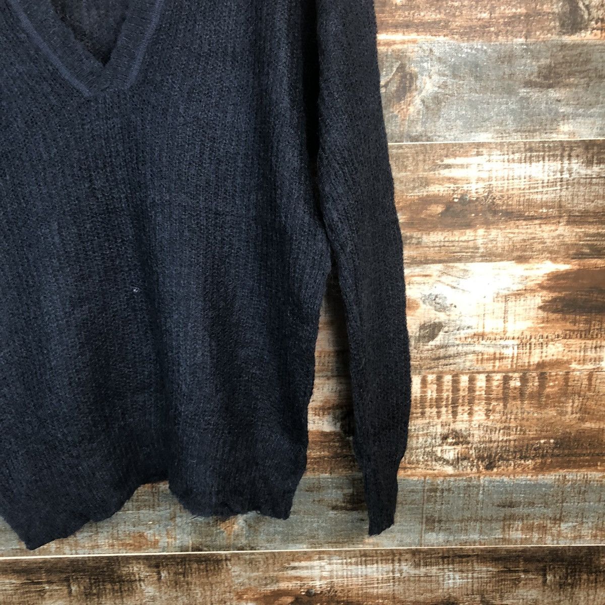 Vintage L.O.G.G. Darkblue streetwear Knitwear #A1863 Size US M / EU 48-50 / 2 - 8 Thumbnail