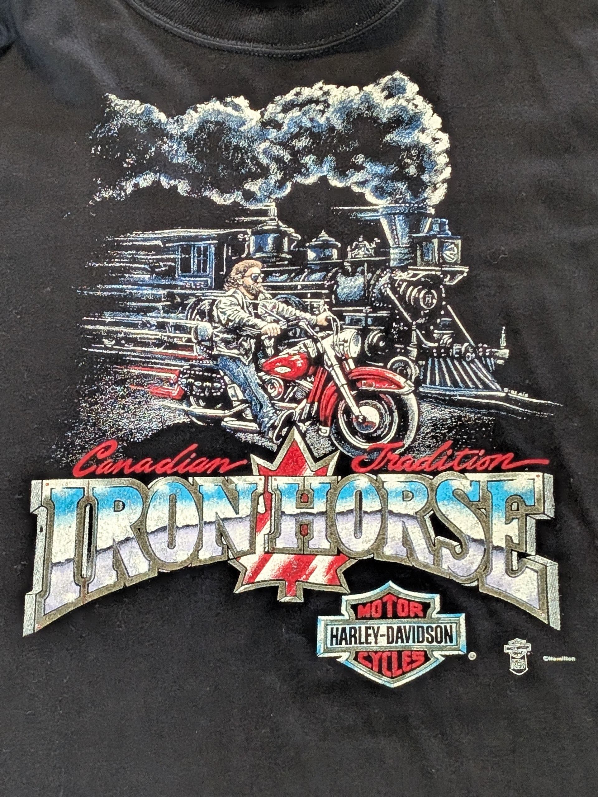 Harley Davidson Harley Davidson Toronto Iron Horse Long Sleeve T-Shirt Sz XL Size US XL / EU 56 / 4 - 5 Thumbnail