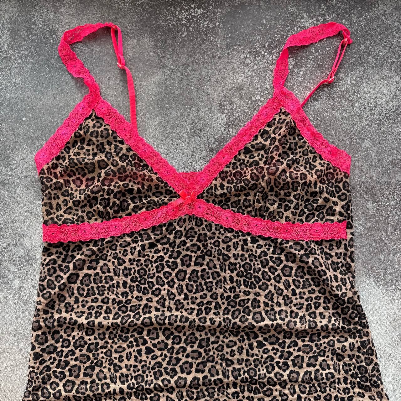 Hysteric Glamour 2000's Aesthetic Vintage Sexy Leopard Mesh Dress Size XL / US 12-14 / IT 48-50 - 4 Thumbnail