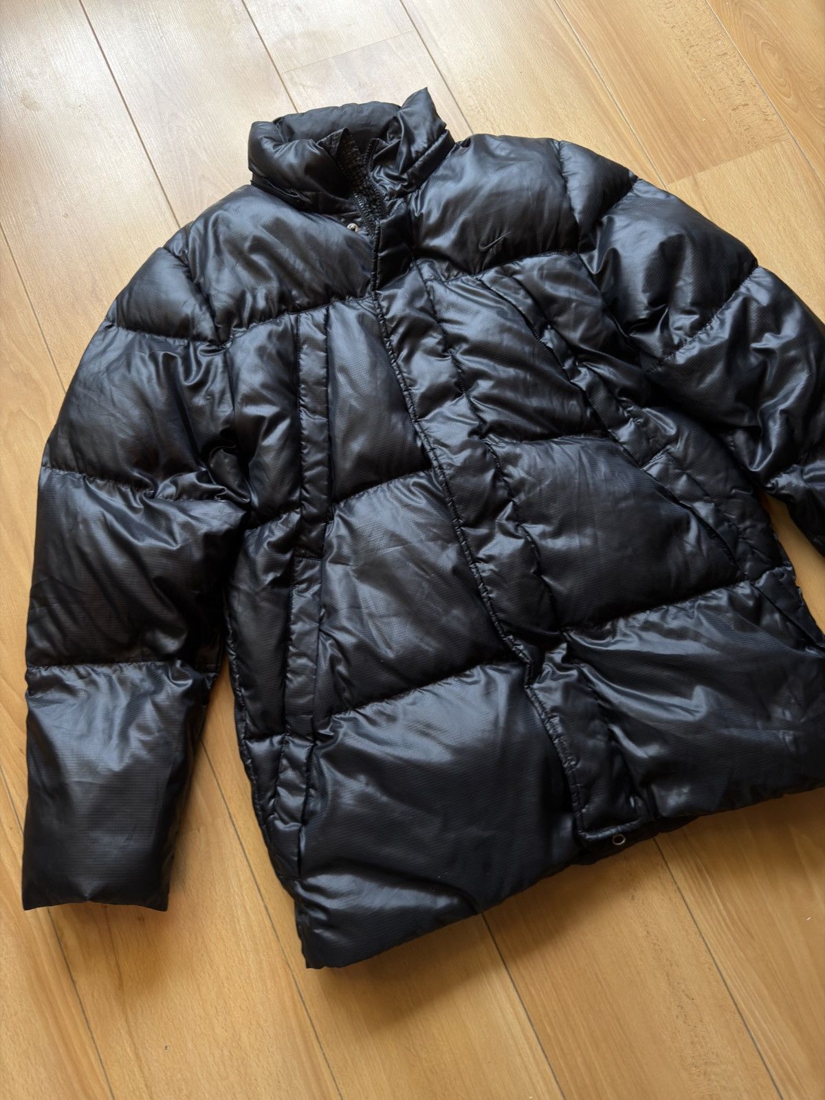 Nike Nike vintage black down jacket puffer Size US L / EU 52-54 / 3 - 5 Thumbnail