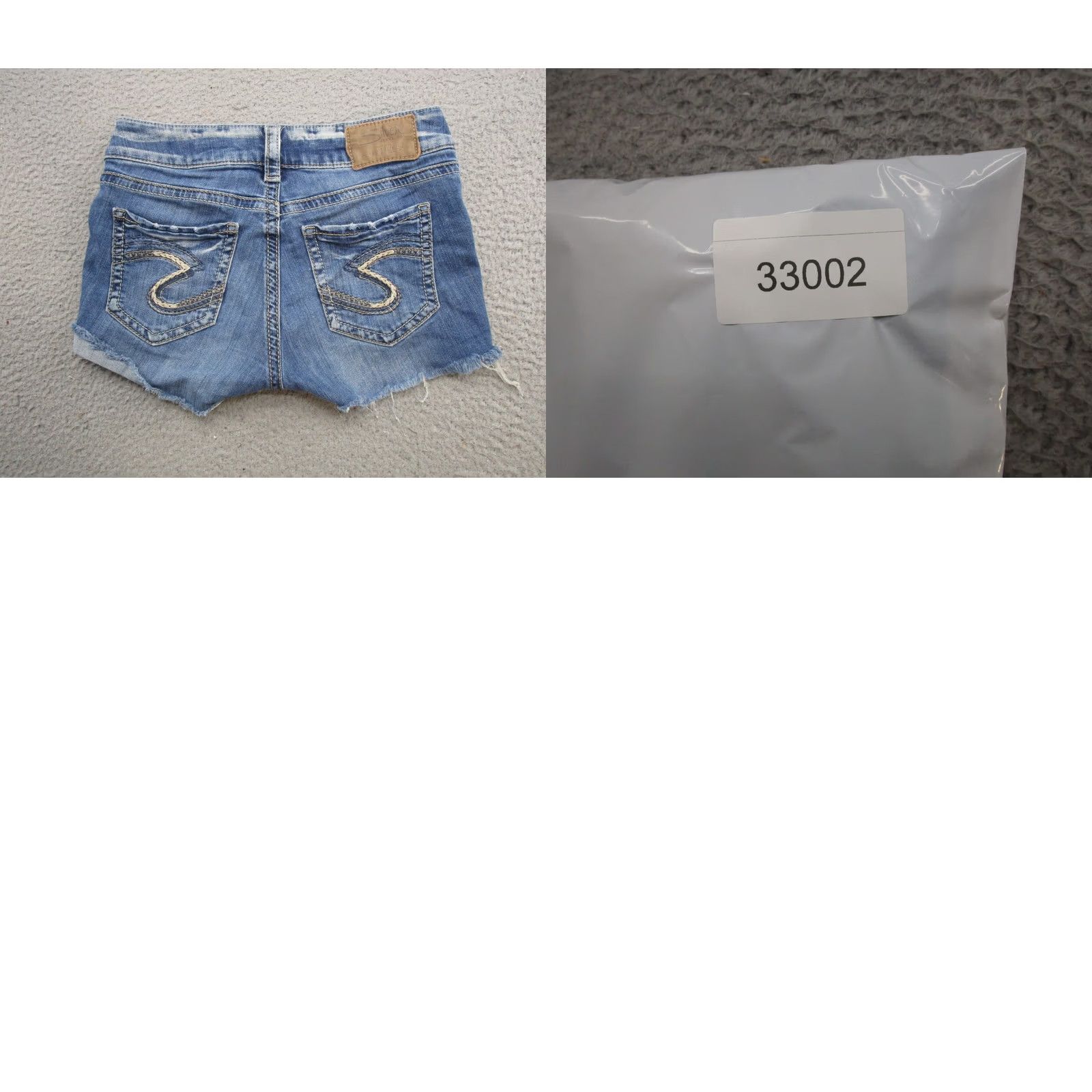 Silver Jeans Co. Silver SUKI Denim Blue Stretch Denim Jean Shorts Size 27 Cut Offs Womens Regular Blue 5-Pocket Basic Vintage: No Size 27" / US 4 / IT 40 - 8 Thumbnail