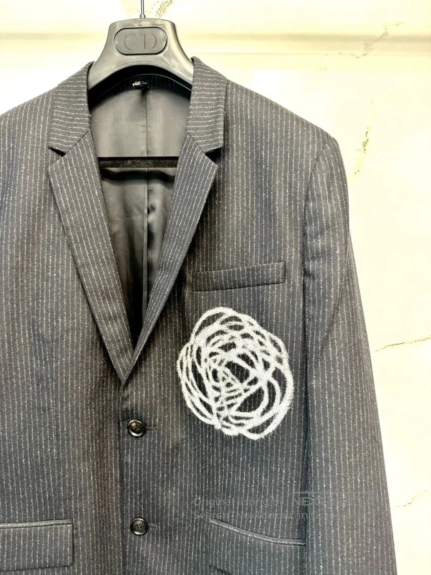 Dior dior homme 14fw striped wool suit. Size US S / EU 44-46 / 1 - 2 Thumbnail