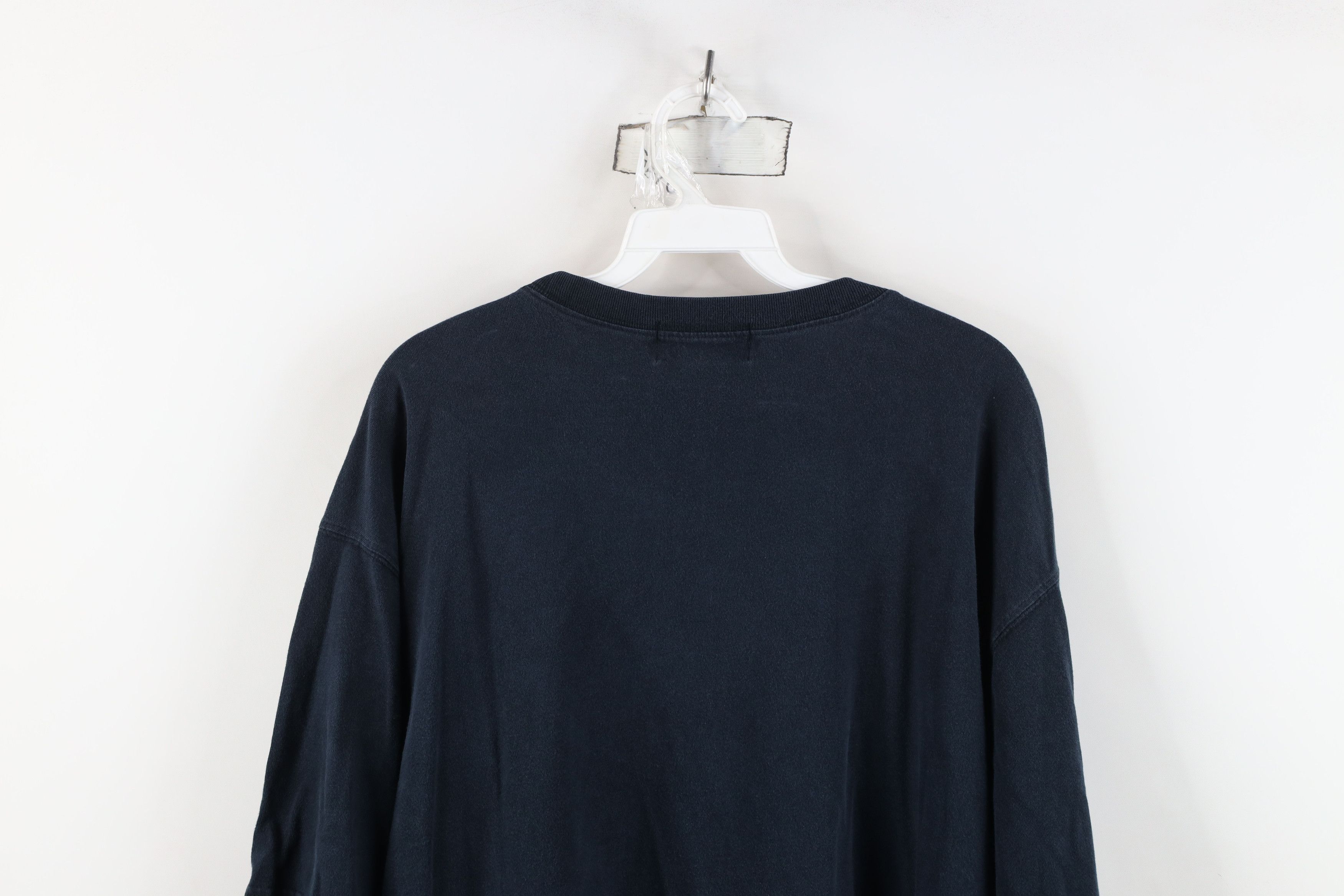 Eddie Bauer Vintage 90s Eddie Bauer Blank Cotton T-Shirt Black Size US XXL / EU 58 / 5 - 14 Thumbnail