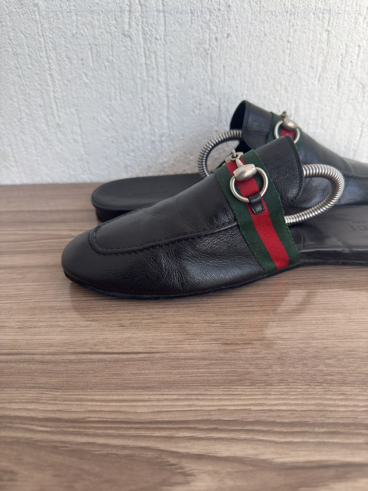 Gucci Princetown horsebit web Sandals Size US 8 / EU 41 - 11 Thumbnail