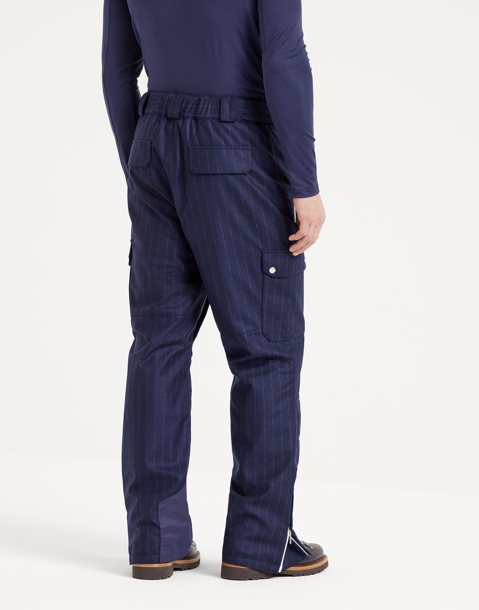 Brunello Cucinelli o1la1rc1a0925 Pant in Blue Size US 32 / EU 48 - 2 Thumbnail