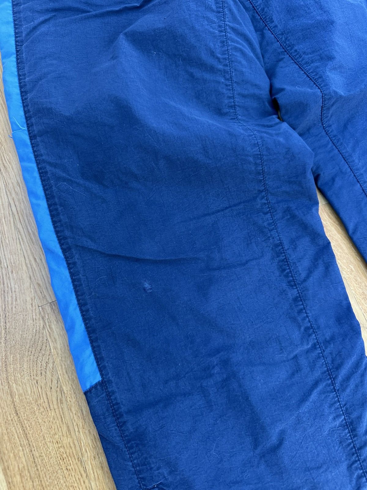 Vintage Vintage Nike Distressed Pants Blue Fit Swoosh Logo Size US 34 / EU 50 - 8 Thumbnail