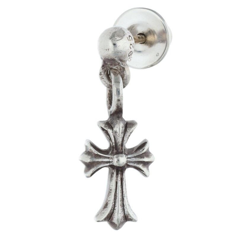 Chrome Hearts Chrome Hearts Stack Cross Drop Silver Earring Size ONE SIZE - 1 Thumbnail