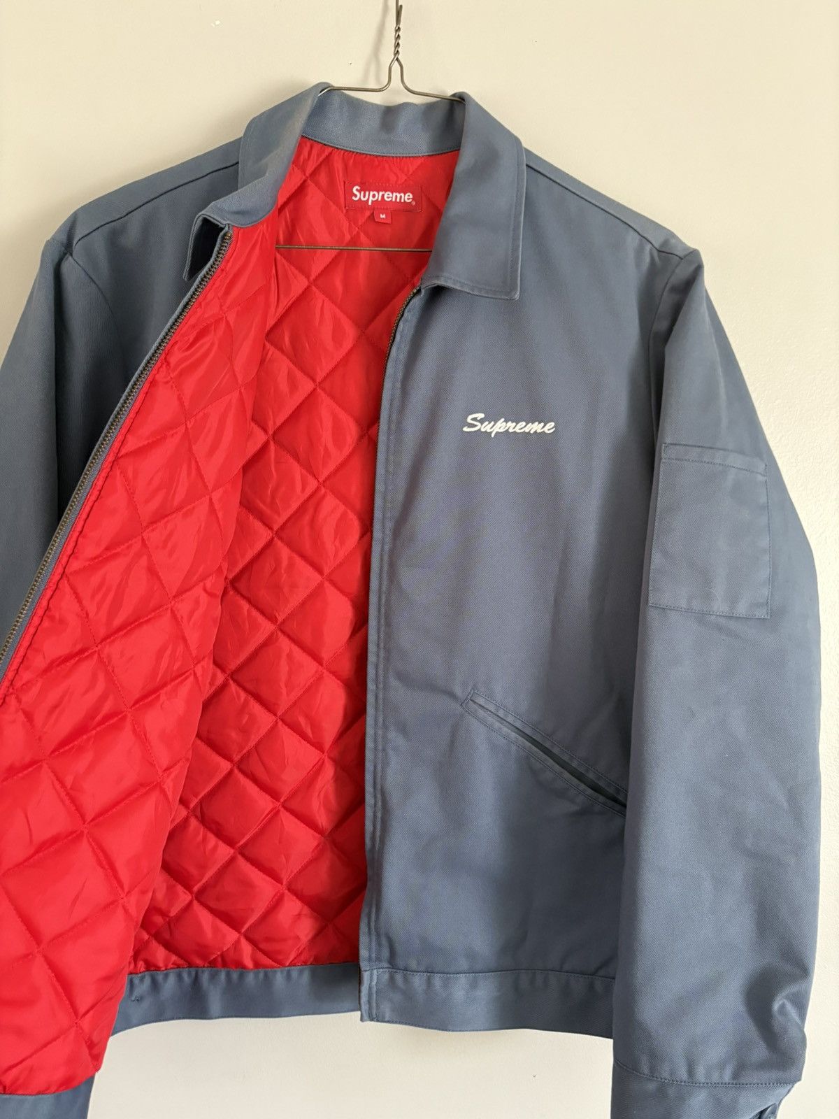 Supreme Supreme Playboy Work Jacket FW16 Blue Size US M / EU 48-50 / 2 - 3 Thumbnail