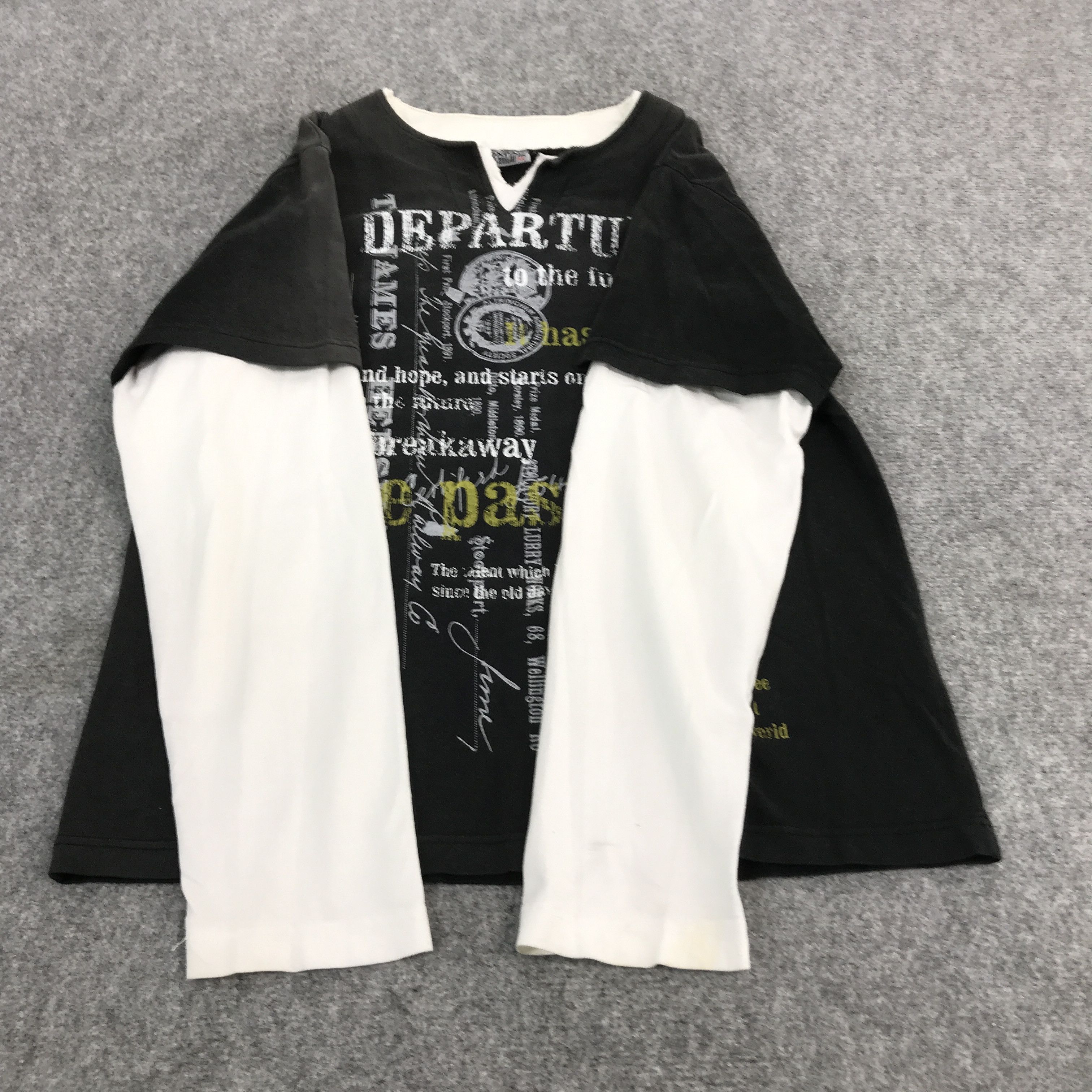 If Six Was Nine × Japanese Brand AUTHENTIC OMFAM LONG SLEEVE TSHIRTS Size US M / EU 48-50 / 2 - 8 Thumbnail