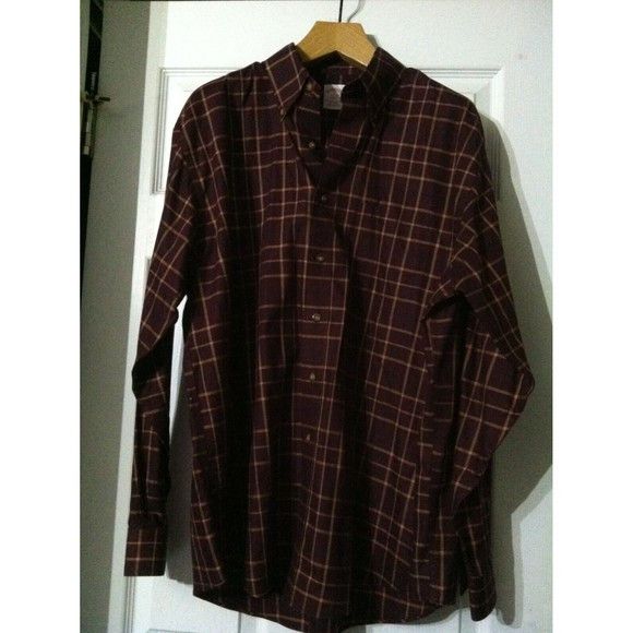 BROOKS BROTHERS MENS 100%COTTON CASUAL SHIRT SIZE: L