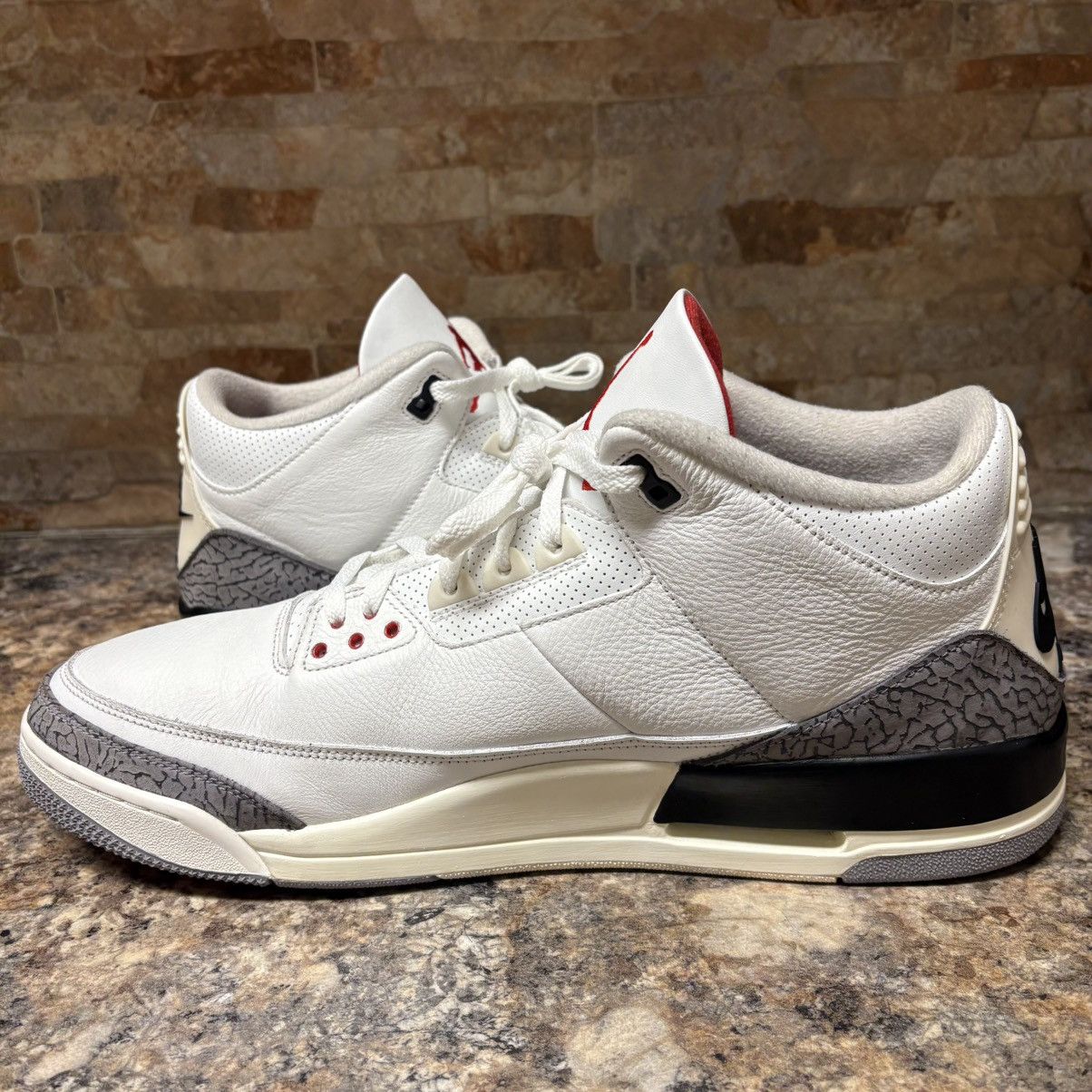 Jordan Brand Nike Air Jordan Retro 3 White Cement Reimagined Size 18 Size US 15 / EU 48 - 7 Thumbnail