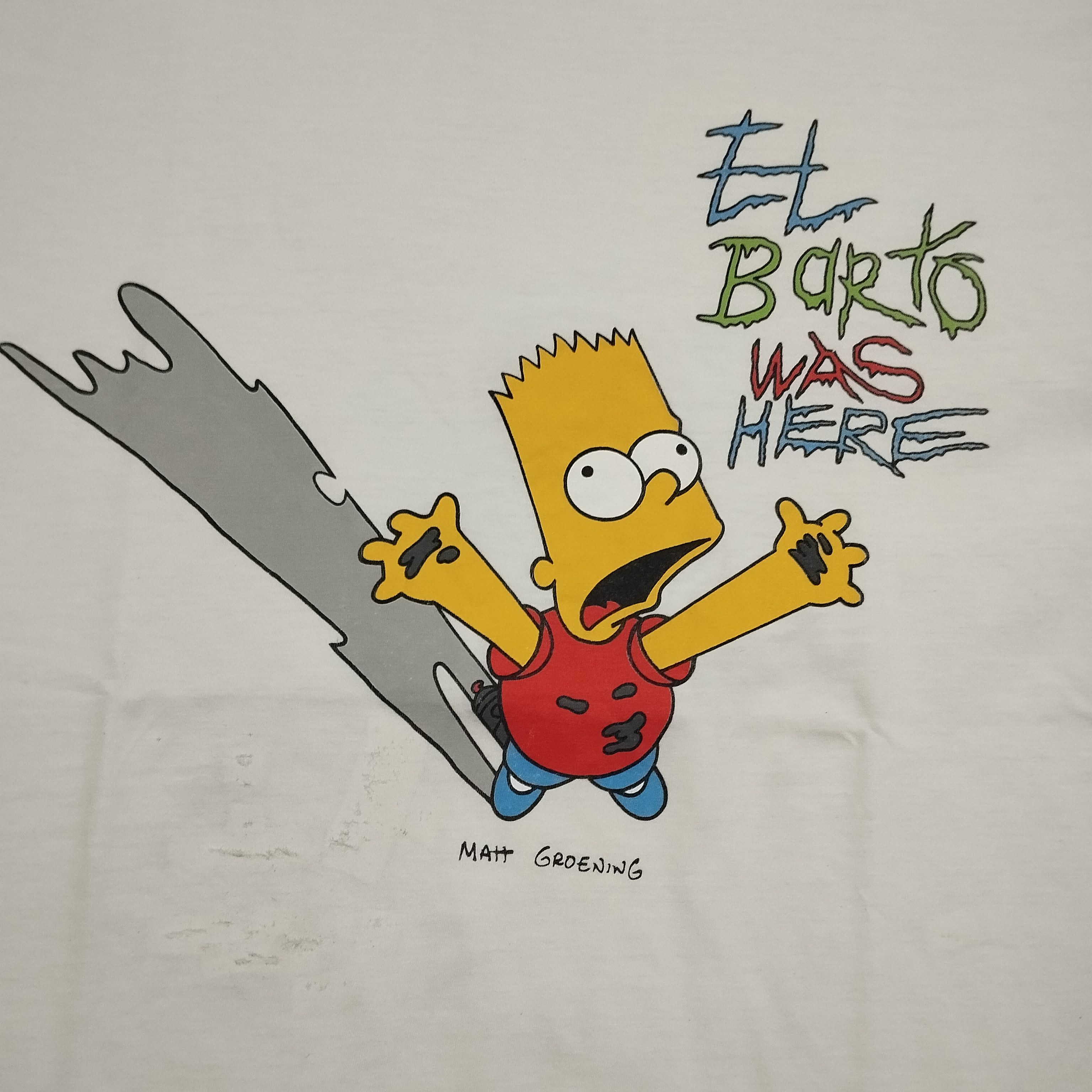 The Simpsons Vtg 1999 El Barto Was Here by green park Size US M / EU 48-50 / 2 - 1 Thumbnail