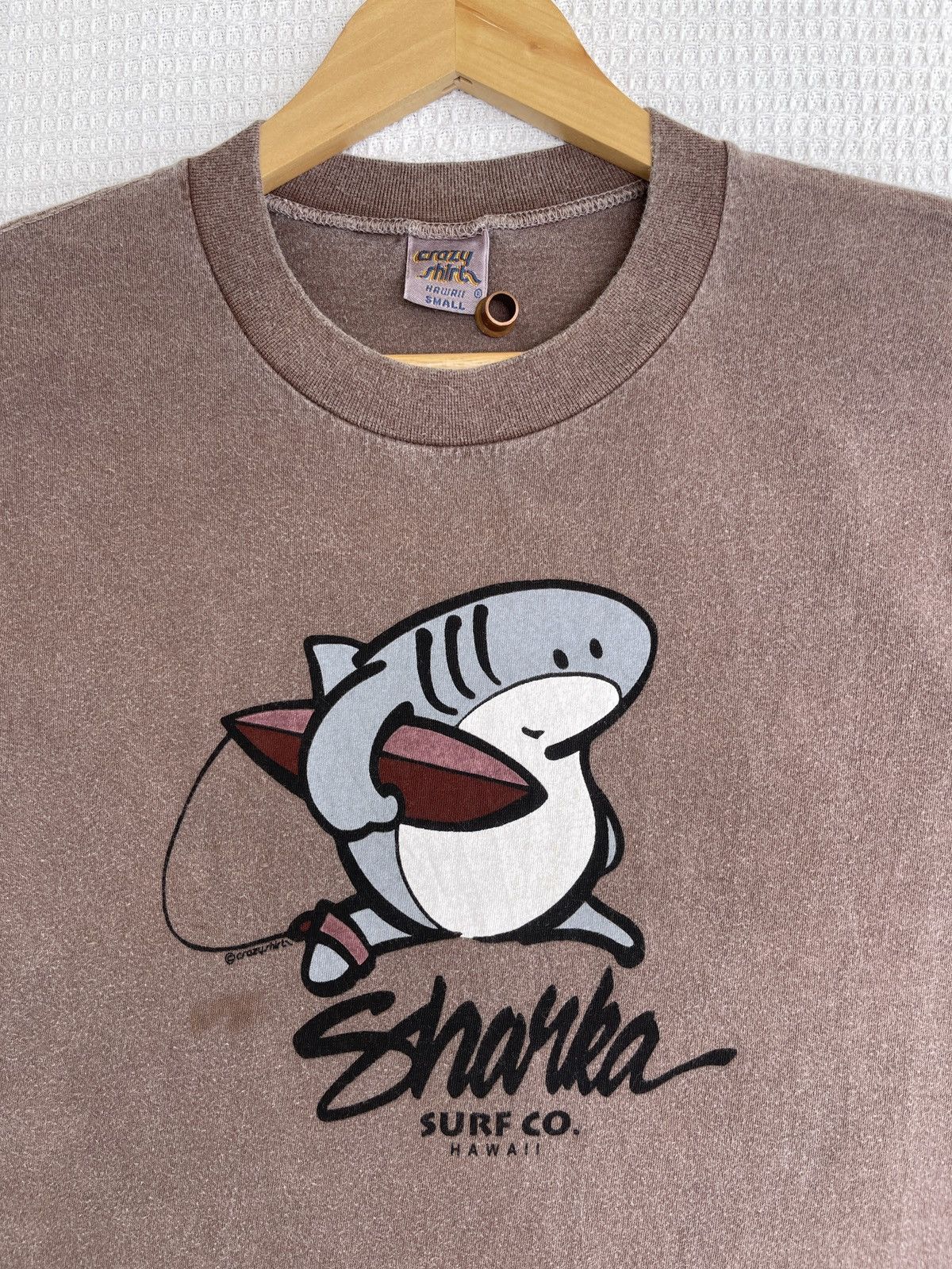 Vintage Rare🔥Vtg80s Sun Faded CRAZY SHIRT Hawaii T Shirt Size US S / EU 44-46 / 1 - 10 Thumbnail
