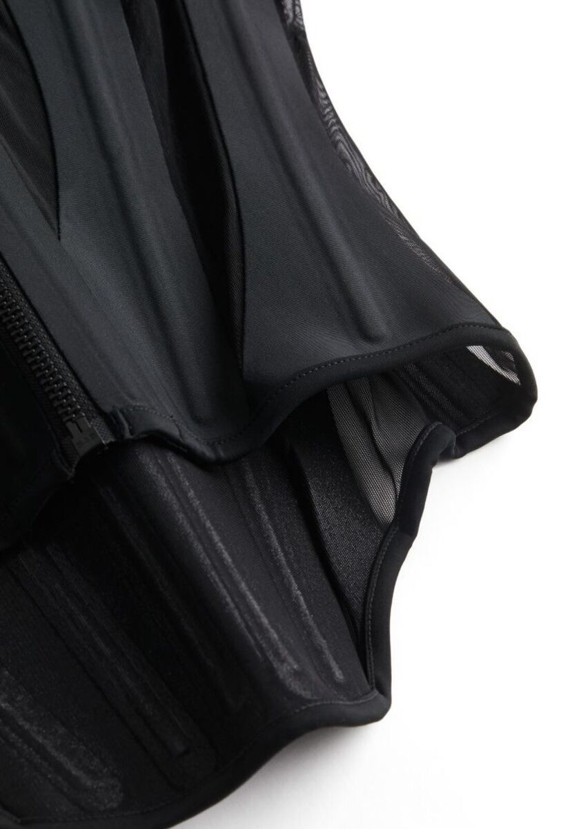 Mugler Mugler x H&M Mesh-Paneled Corset Top Black Size M Size M / US 6-8 / IT 42-44 - 22 Thumbnail
