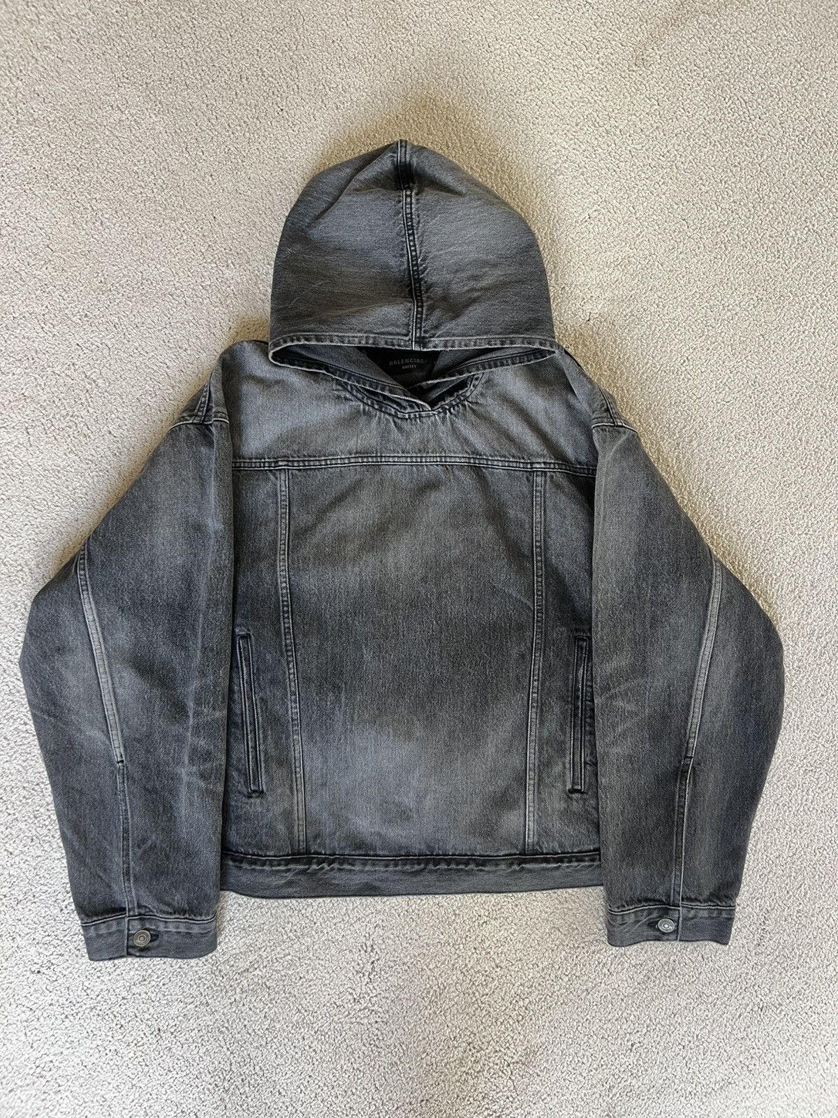 Balenciaga Balenciaga denim hoodie jacket Size US M / EU 48-50 / 2 - 1 Thumbnail