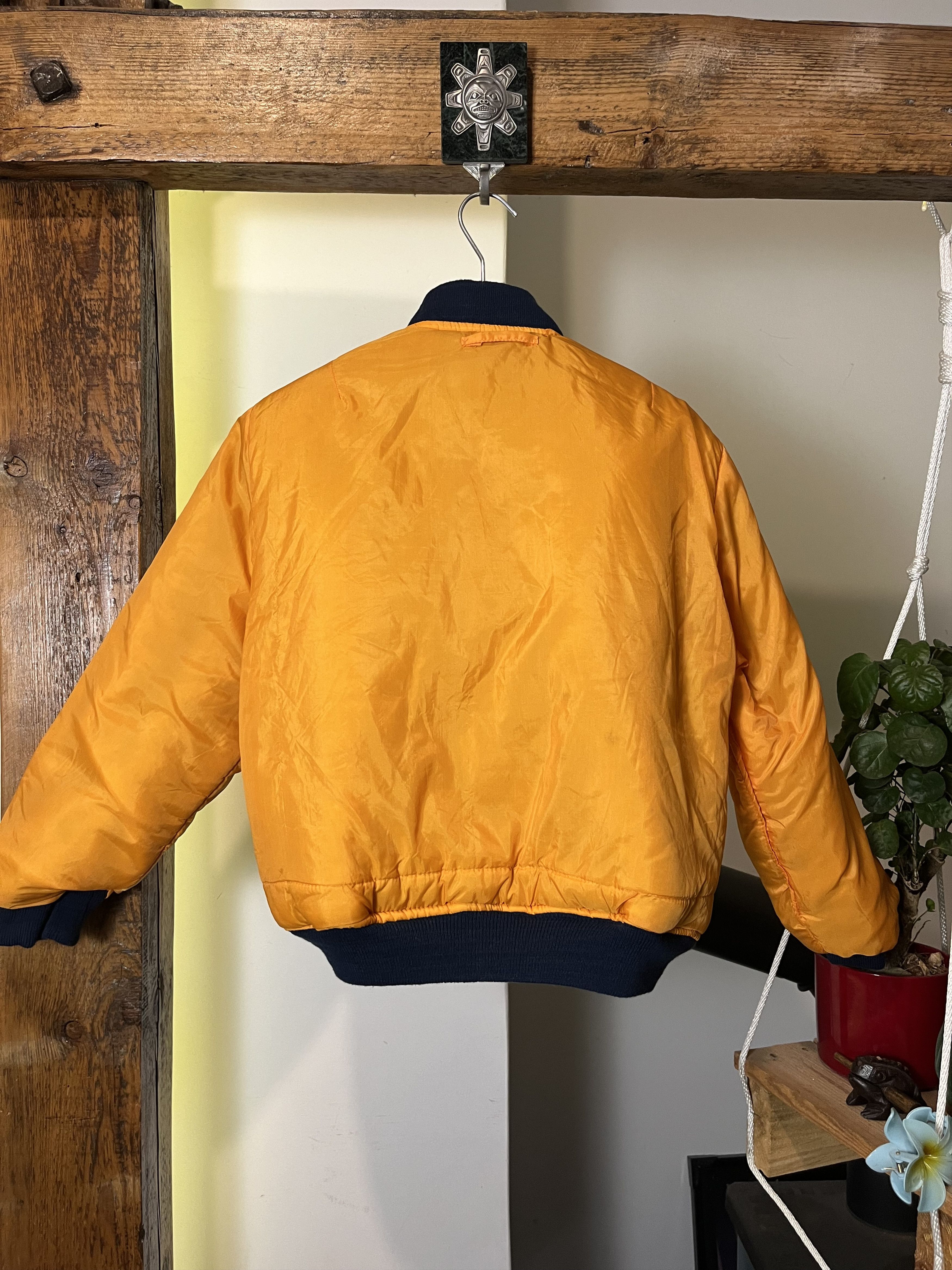 Vintage 90s Reversible MA-1 USA Bomber Flyer Jacket Military Size US XS / EU 42 / 0 - 4 Thumbnail