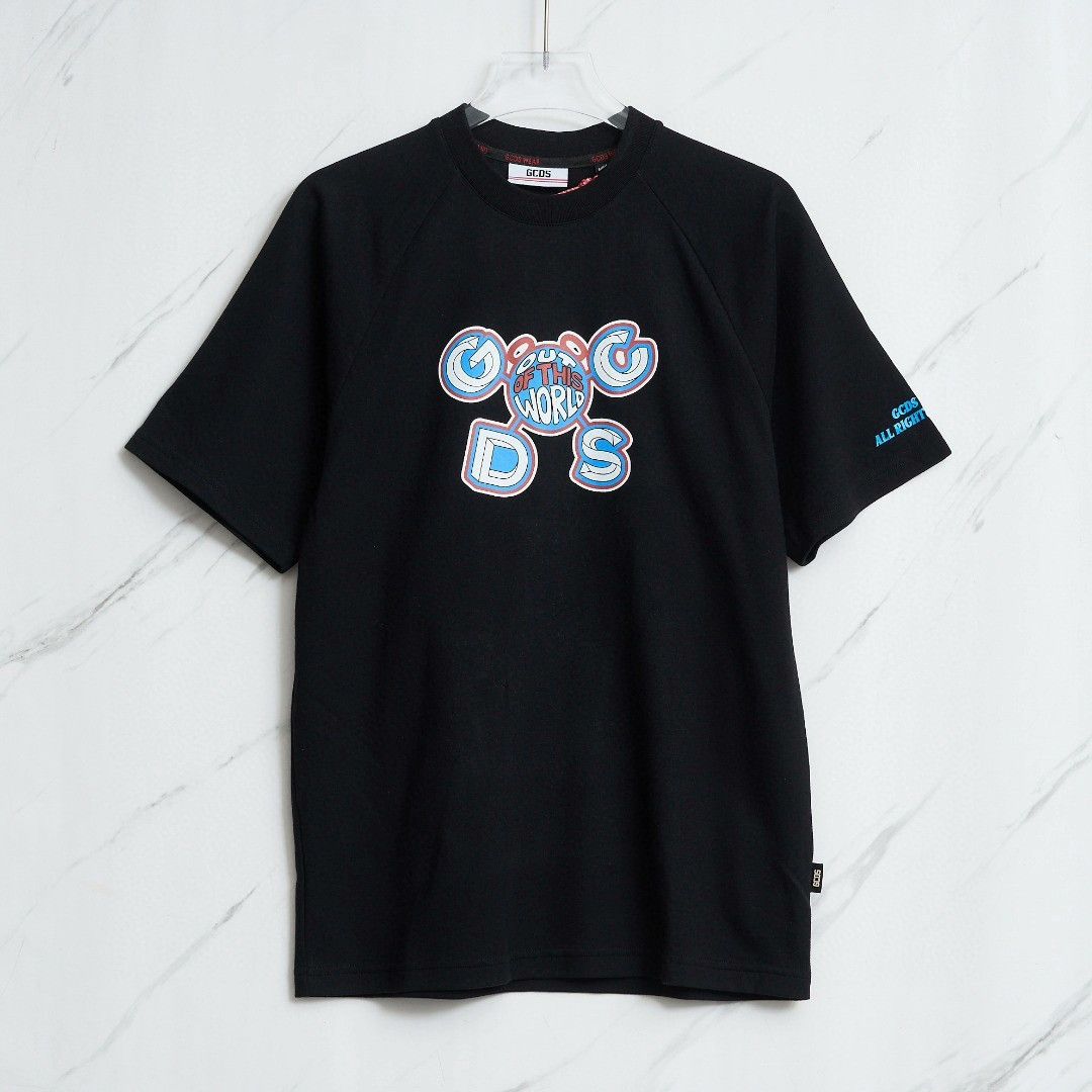 GCDS GCDS Men's Letter Print T-Shirt Size US M / EU 48-50 / 2 - 1 Thumbnail