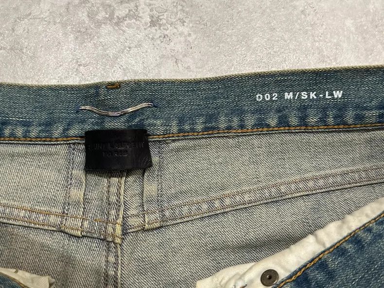 Saint Laurent Paris Saint Laurent Paris Jeans with torn edges Size US 36 / EU 52 - 2 Thumbnail