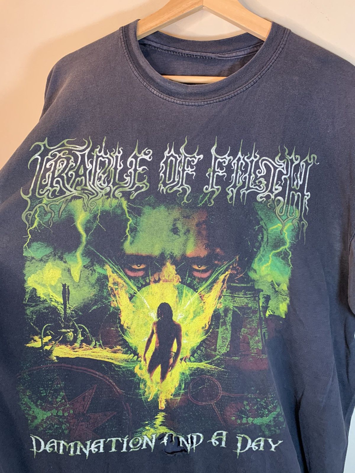 Band Tees *RARE* Vintage Cradle Of Filth Damnation And A Day T-Shirt Size US XL / EU 56 / 4 - 2 Thumbnail