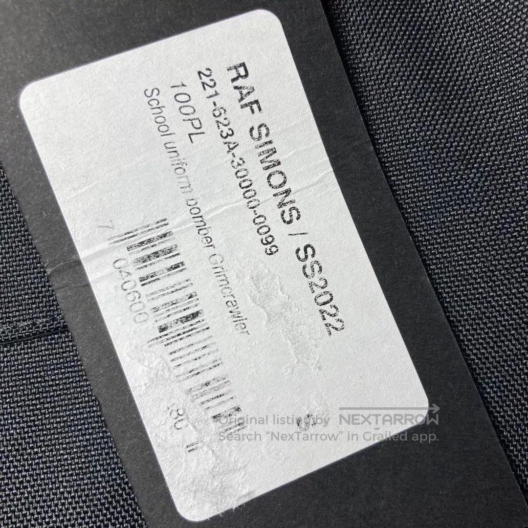 Raf Simons Raf Simons Bomber Jacket with Graphic Design. Size S / US 4 / IT 40 - 7 Thumbnail